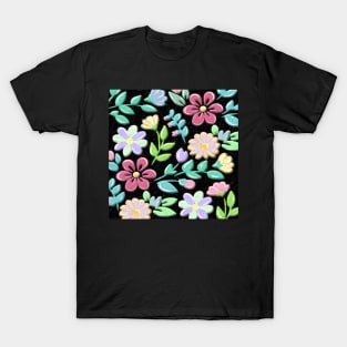 Flower pattern beautiful colorful T-Shirt